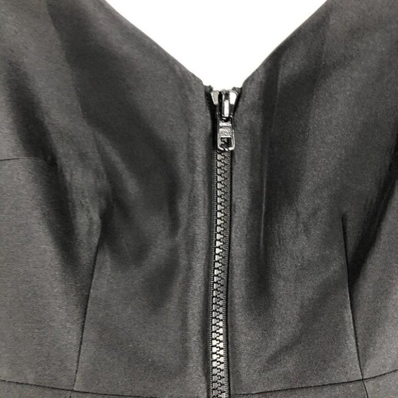 NWT Kate Spade black Zip Up fit & flare dress  size 0 - Picture 14 of 16